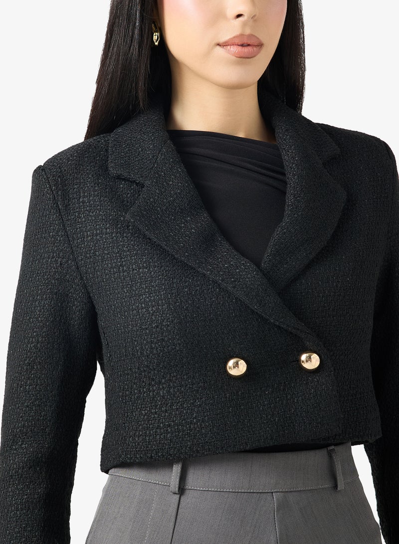 ELLA Cropped Blazer - Image 3